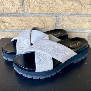 VIONIC Vesta Platform Orthotic Comfort Slide Sandals
